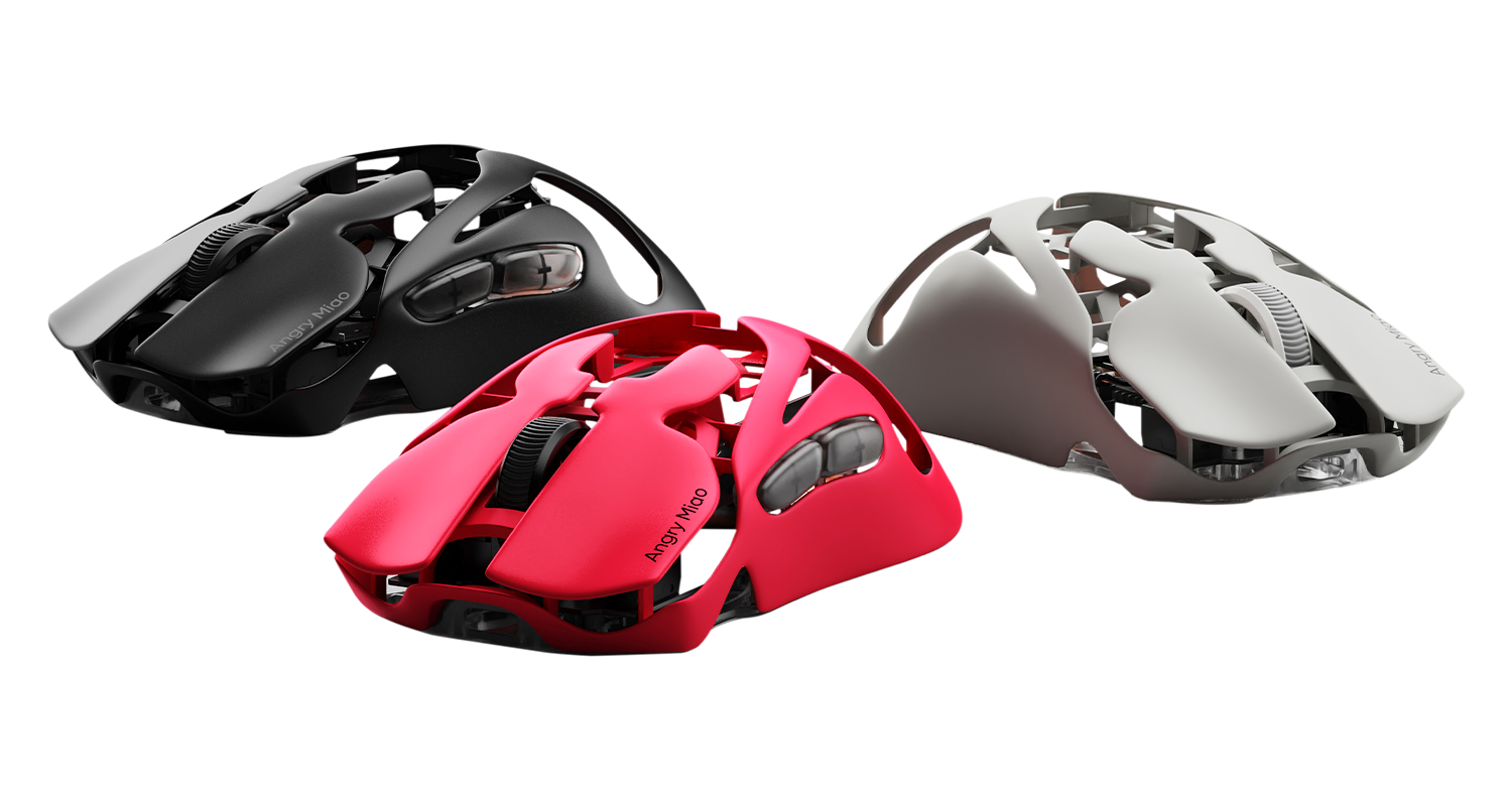 Angry Miao AM INFINITY＋専用マウスソール２セット追加 AM INFINITY MOUSE - Cloud White